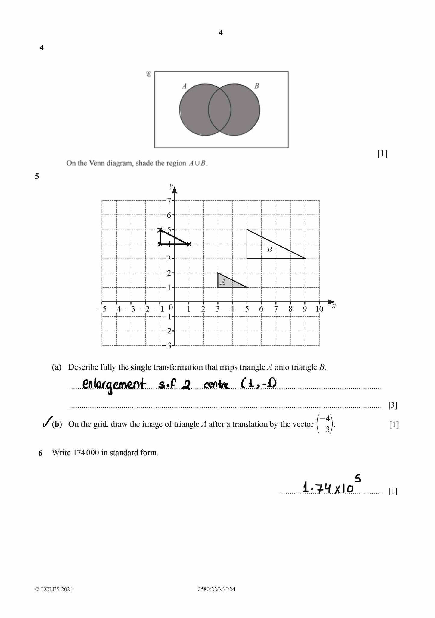 Cambridge O.L Math (0580/0980) Past Papers 2,4 New Syllabus 2025 With Qr Answers By Eng. Walid Hamza