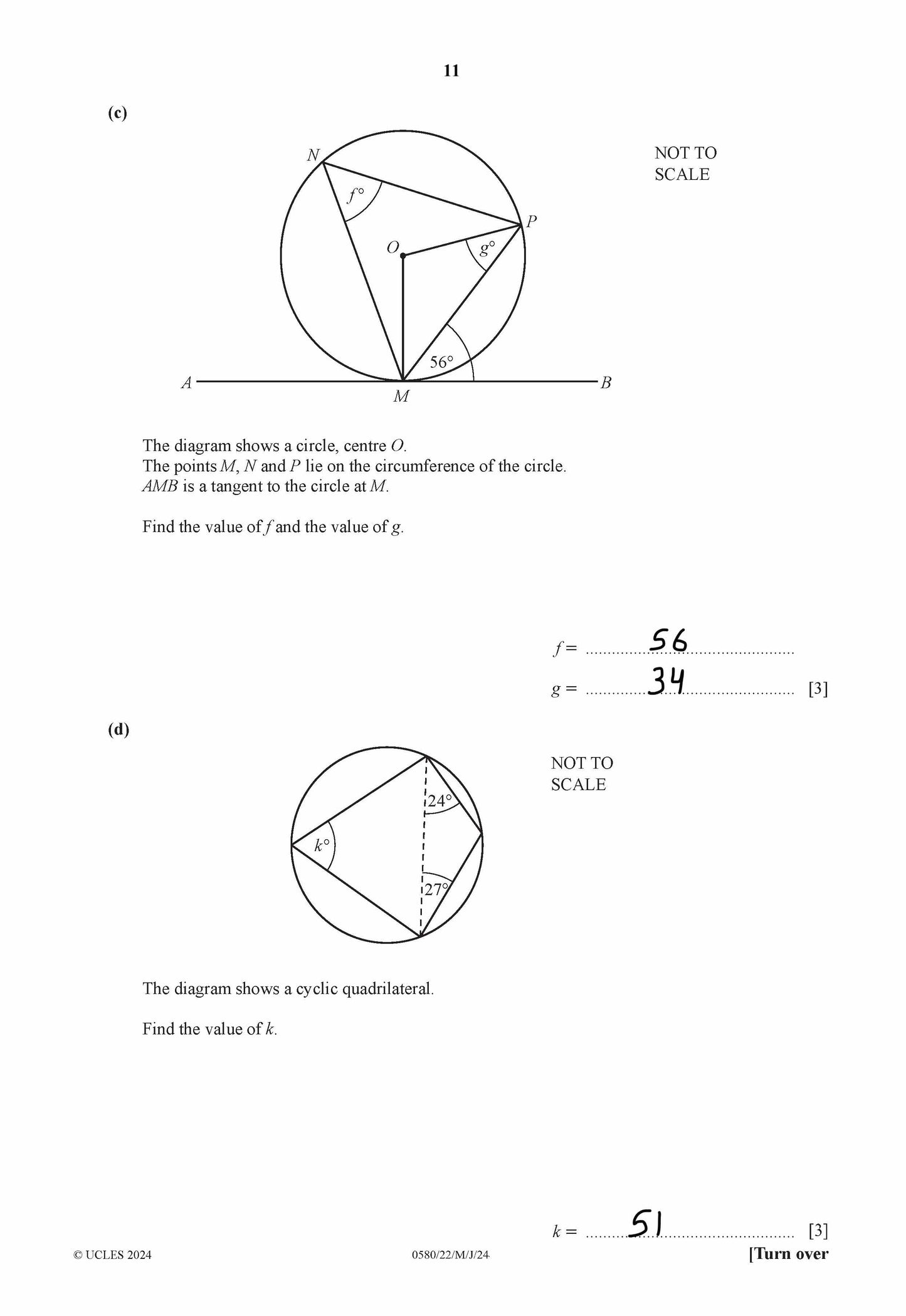 Cambridge O.L Math (0580/0980) Past Papers 2,4 New Syllabus 2025 With Qr Answers By Eng. Walid Hamza