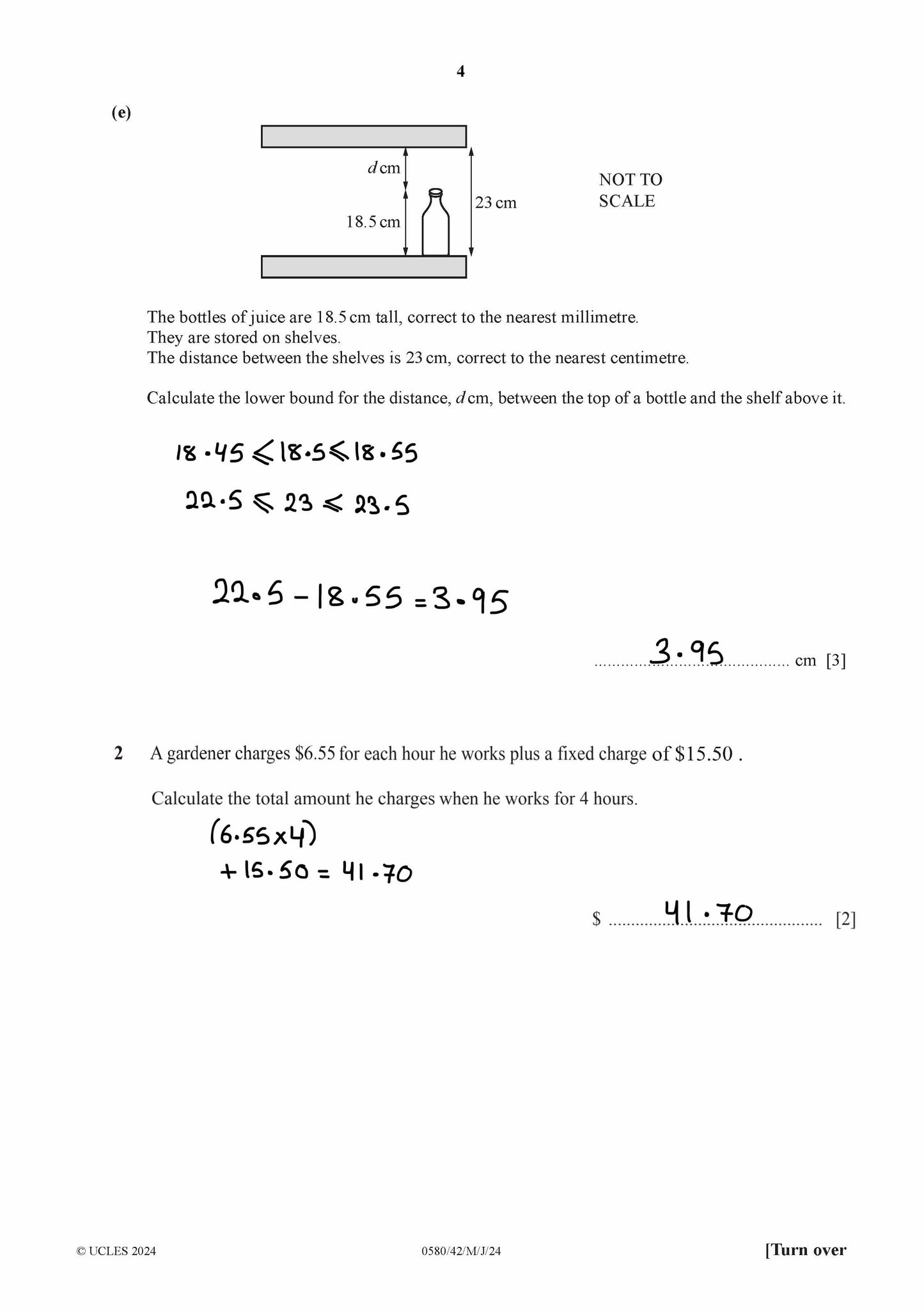 Cambridge O.L Math (0580/0980) Past Papers 2,4 New Syllabus 2025 With Qr Answers By Eng. Walid Hamza