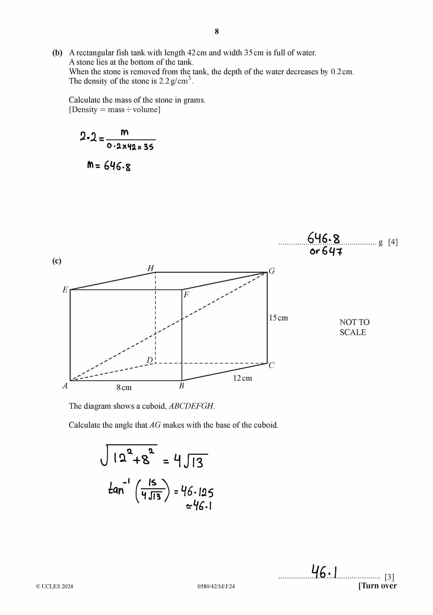 Cambridge O.L Math (0580/0980) Past Papers 2,4 New Syllabus 2025 With Qr Answers By Eng. Walid Hamza