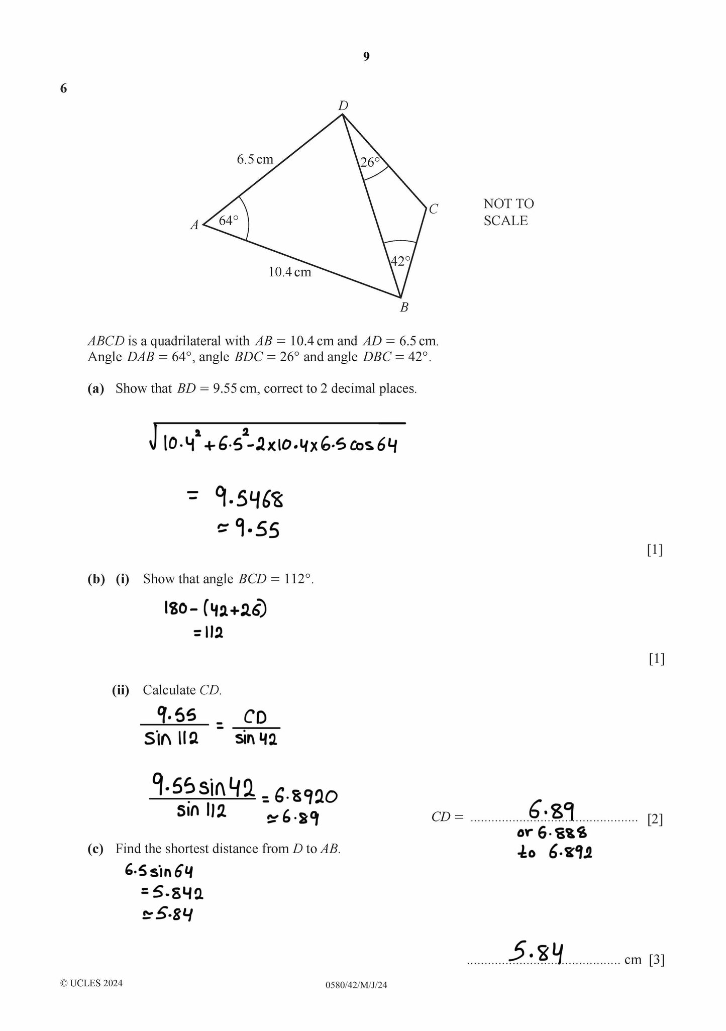Cambridge O.L Math (0580/0980) Past Papers 2,4 New Syllabus 2025 With Qr Answers By Eng. Walid Hamza