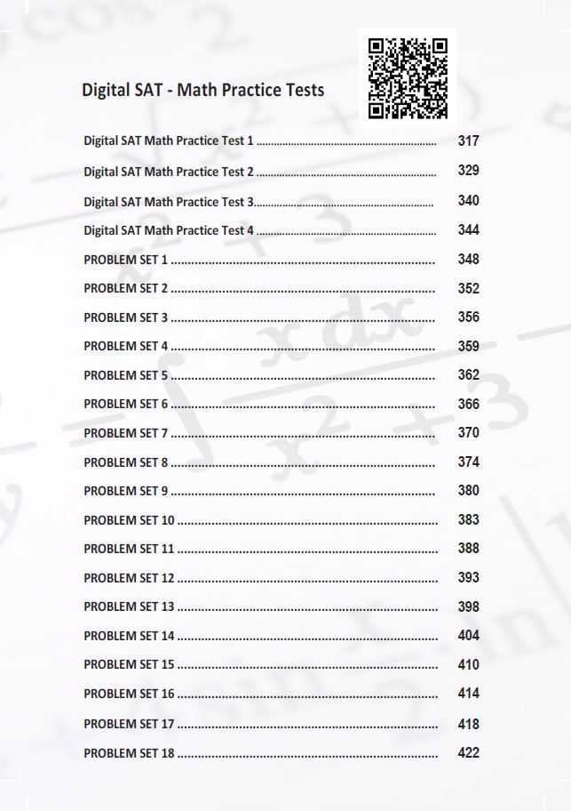 DIGITAL SAT MATH Study Guide with Classified Dr. Mohamed Nafee 2025