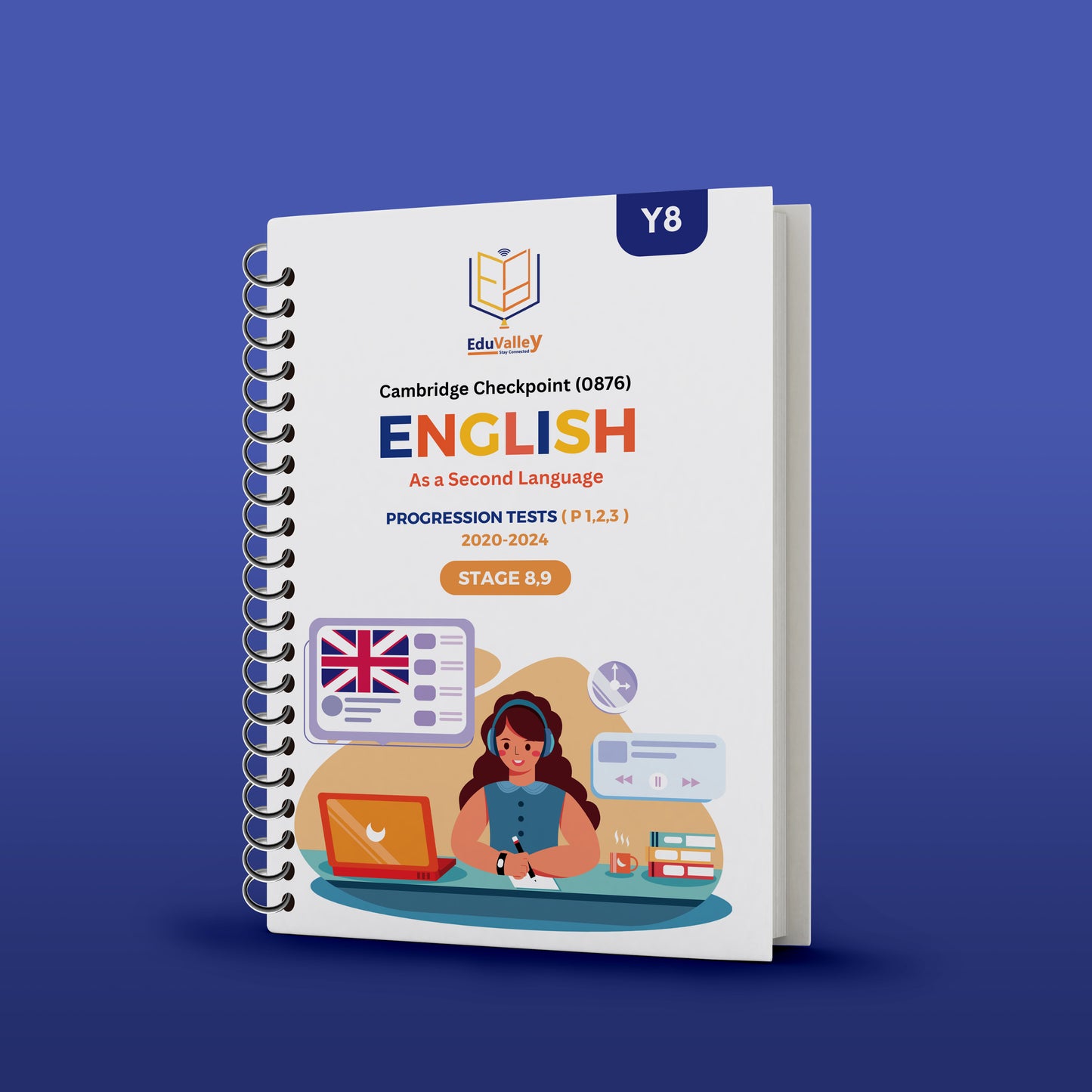 Cambridge Checkpoint 2 Year 8 English as a Second Language progression test (0876) Paper 1,2 ( 2020 - 2024 ) Stage 8,9