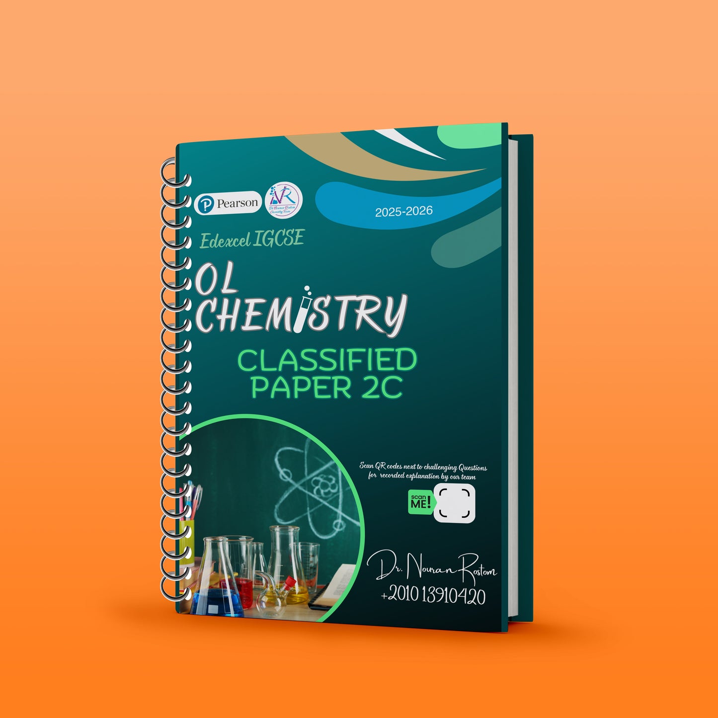 ورقة تصنيف خطي في الكيمياء من Edexcel OL (4CH1) باستخدام MS: 1C و 2C نوران رستم