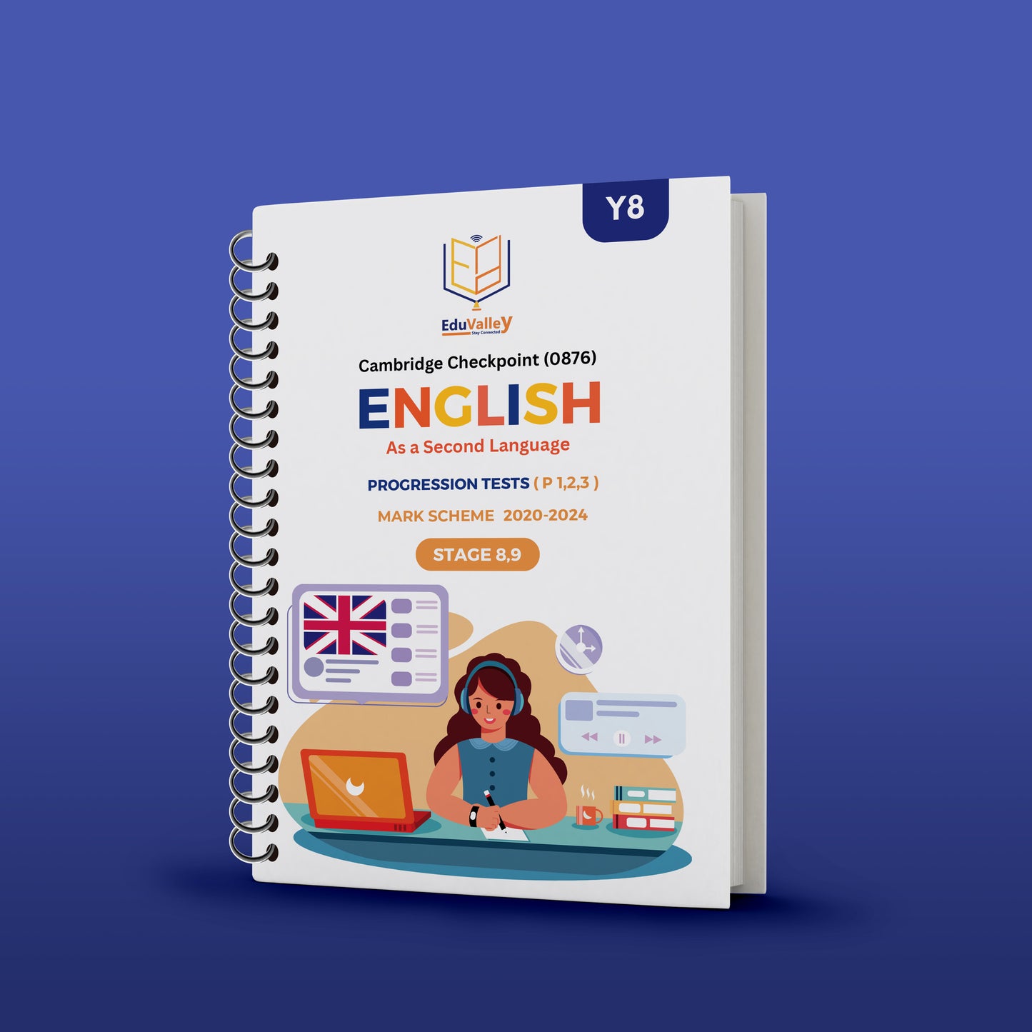 Cambridge Checkpoint 2 Year 8 English as a Second Language progression test (0876) Paper 1,2 Mark Scheme ( 2020 - 2024 ) Stage 8,9