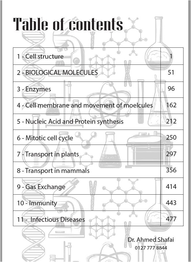 ملاحظات كامبريدج AS Biology (9700)، مصنفة أحمد شافعي