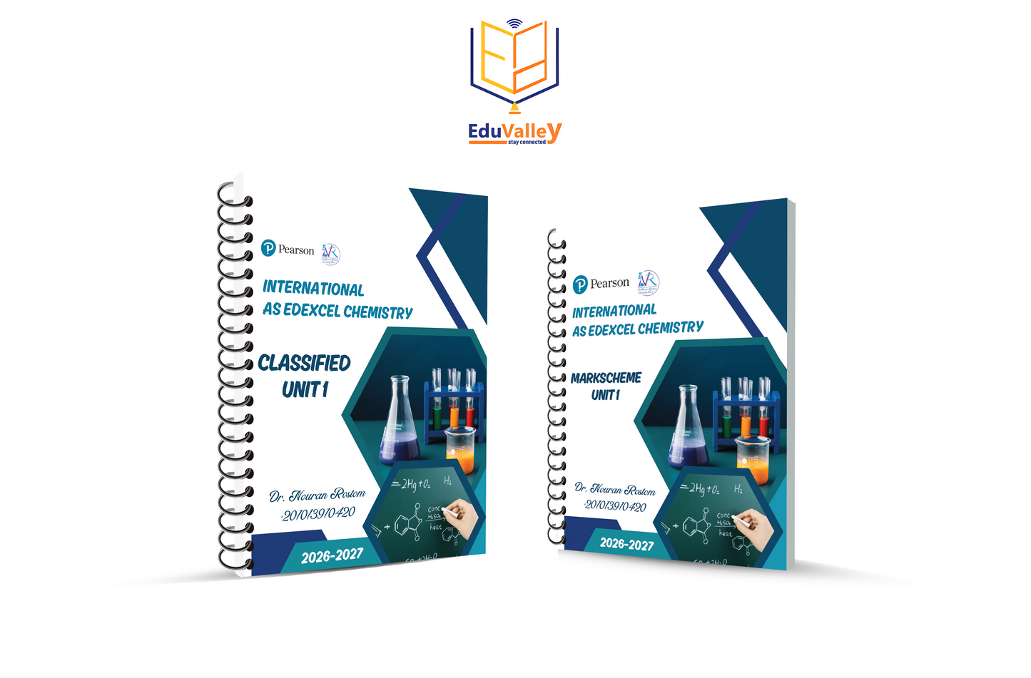 Edexcel A.S Chemistry (WCH11) Unit 1 – Classified Questions with Mark Scheme by Dr. Nouran Rostom (2026–2027 Edition)