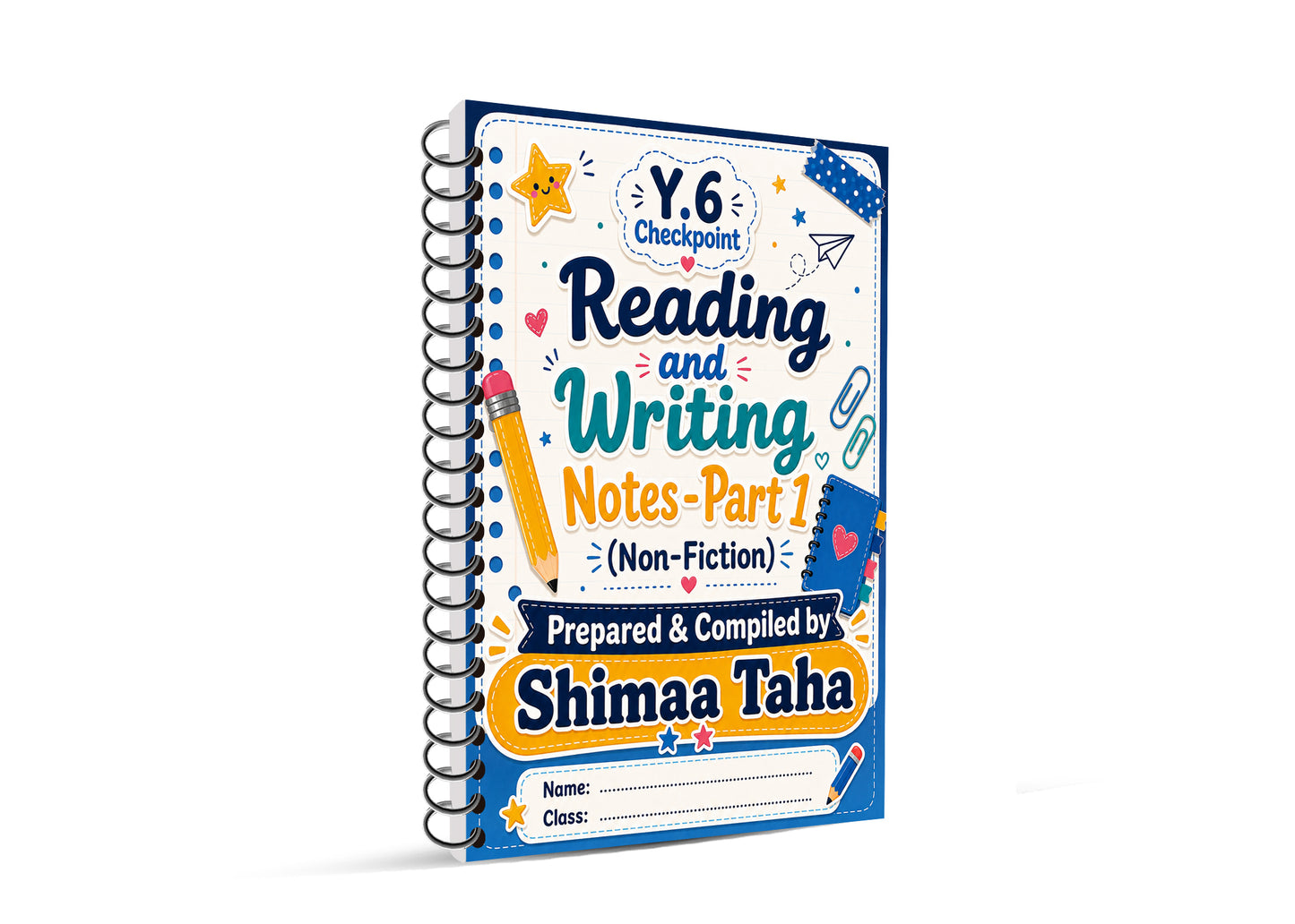 Cambridge Primary Year 6 English (0844/0058 Notes Fiction & Non Fiction & Mark Scheme - Shaimaa Taha 2026-2027