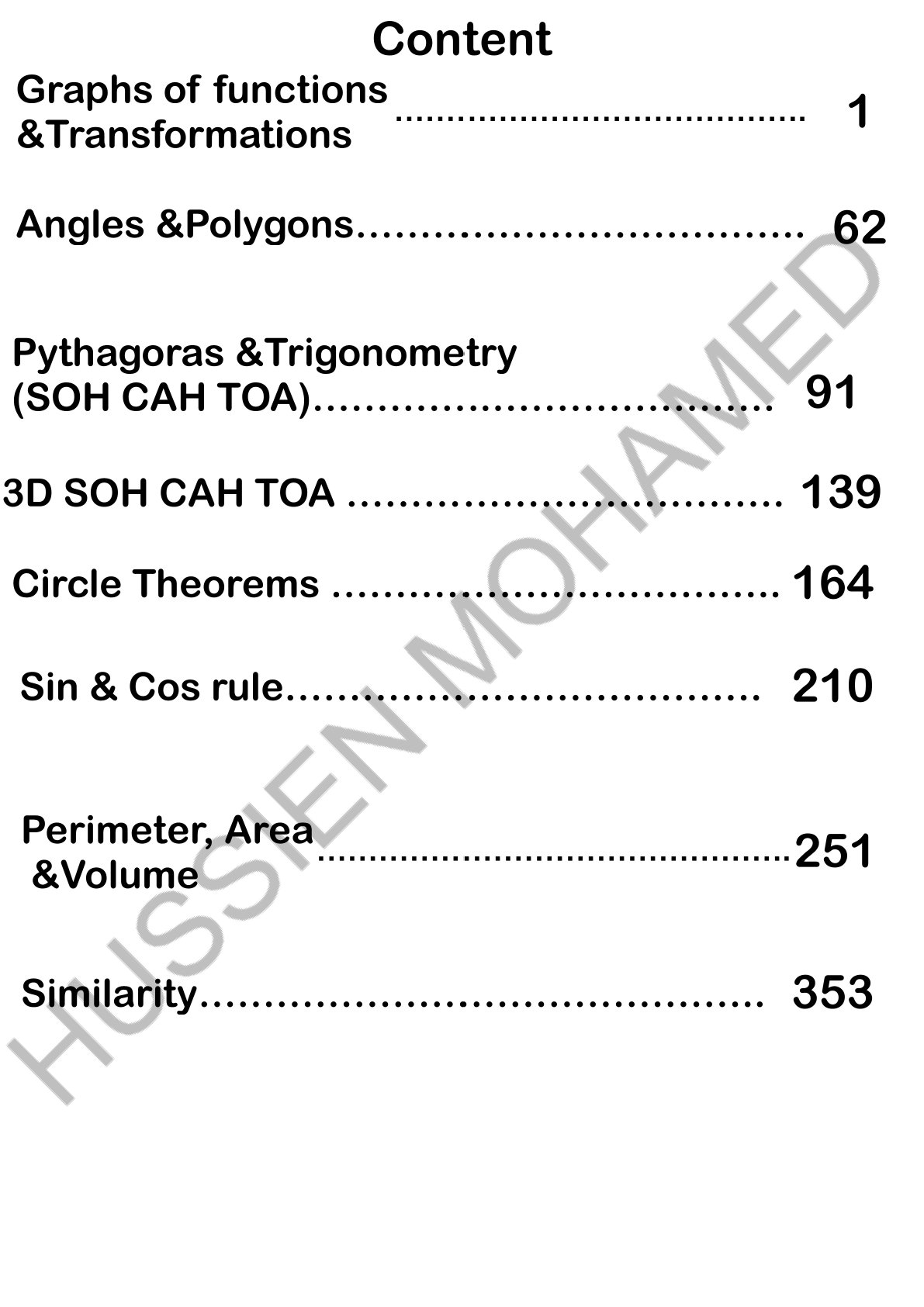 Edexcel O.L Maths A (4MA1/1H,2H) Classified With Mark Scheme (QR videos Answers) Eng. Hussien Mohamed