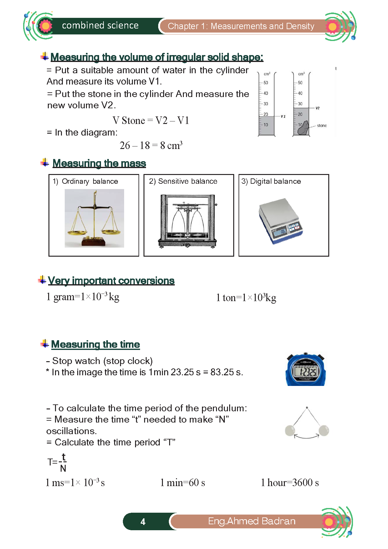 Cambridge O.L Combined Science (0653) Notes - Ahmed Badran ( 2025 )