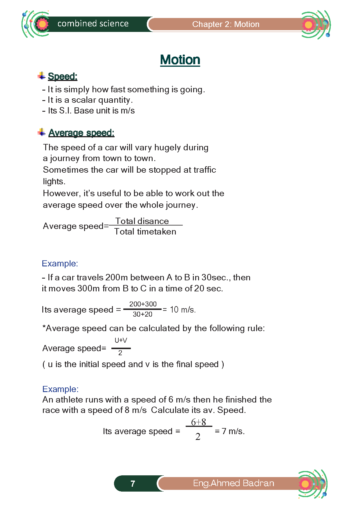 Cambridge O.L Combined Science (0653) Notes - Ahmed Badran ( 2025 )