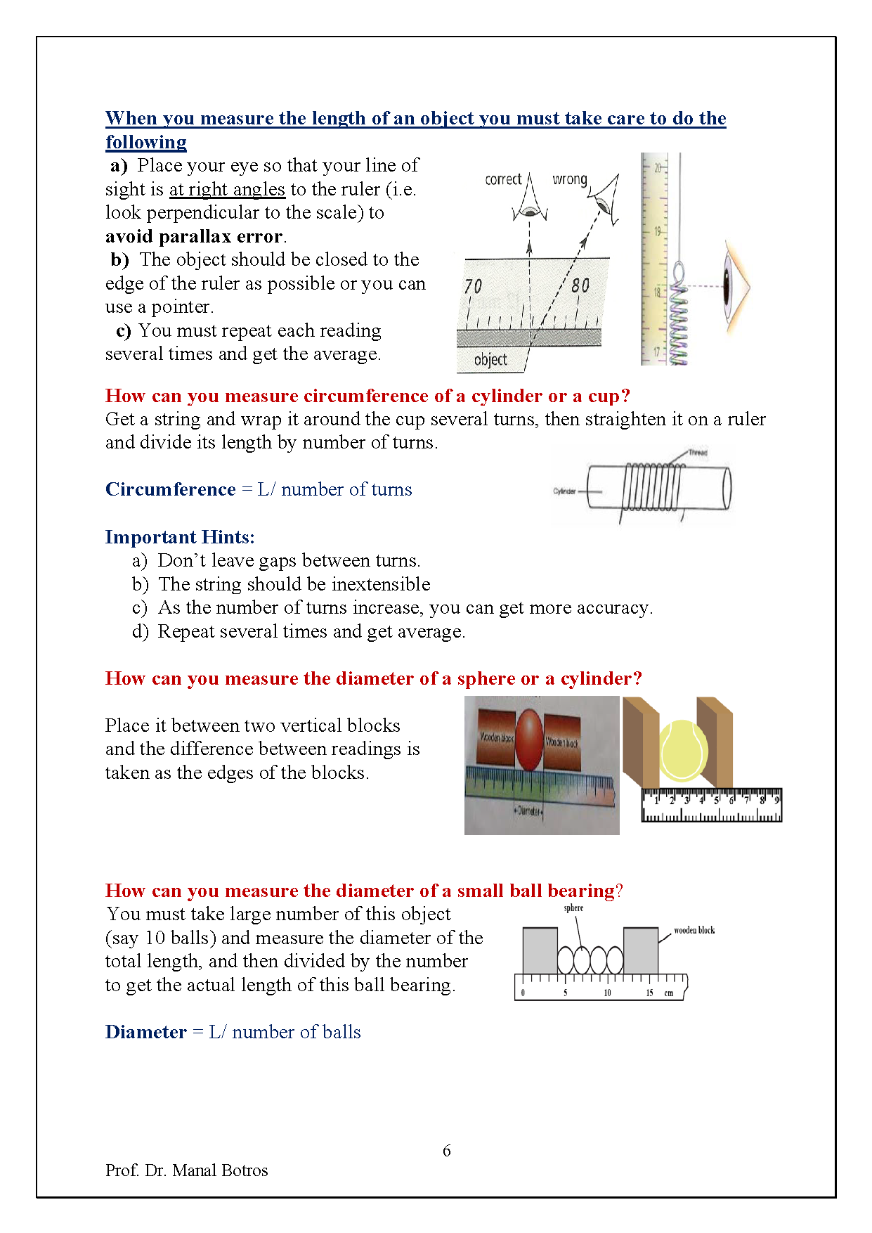 Cambridge O.L Physics (0625/0972) Notes - Dr. Manal Botros ( 2025 )