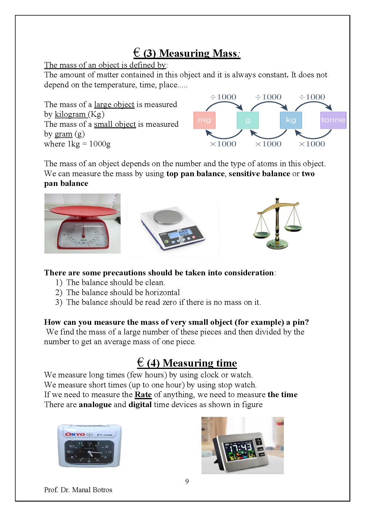 Cambridge O.L Physics (0625/0972) Notes - Dr. Manal Botros ( 2025 )