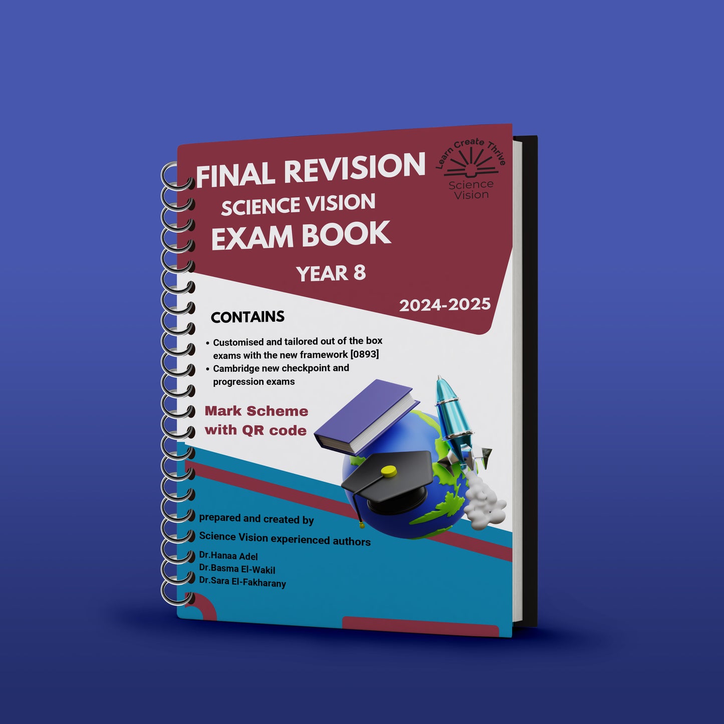 Cambridge Checkpoint 2 Year 8 (Science Vision Complete Bundle (Edited Past Papers + Progressions + Exam Book ) (0893) QR MS Hanaa Adel - Basma El Wakil Dr. Sara El Fakharany