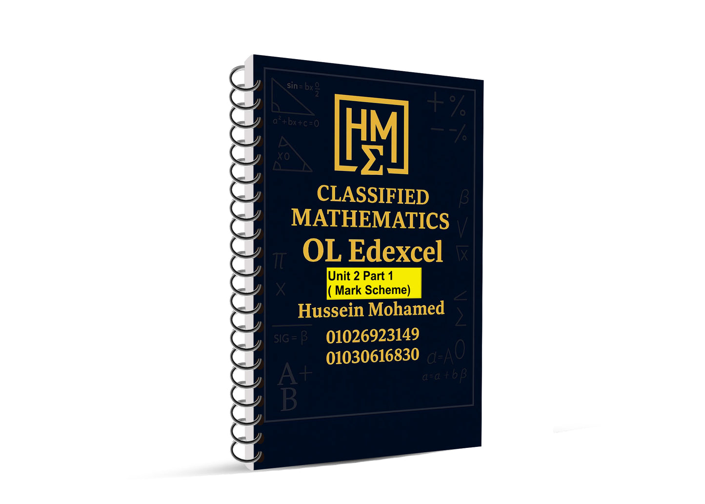 Edexcel O.L Maths Modular A (4MA1 / unit 2H) Classified With Mark Scheme (QR videos Answers) Dr. Hussein Mohamed 2026-2027