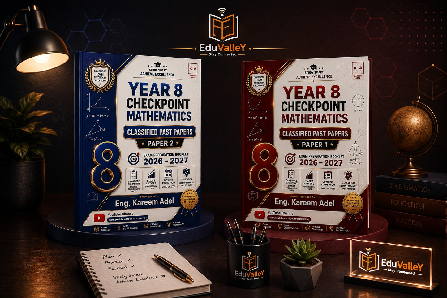 Cambridge Year 8 Classified with Model Answers Math 0862 Eng. Kareem Adel 2026-2027