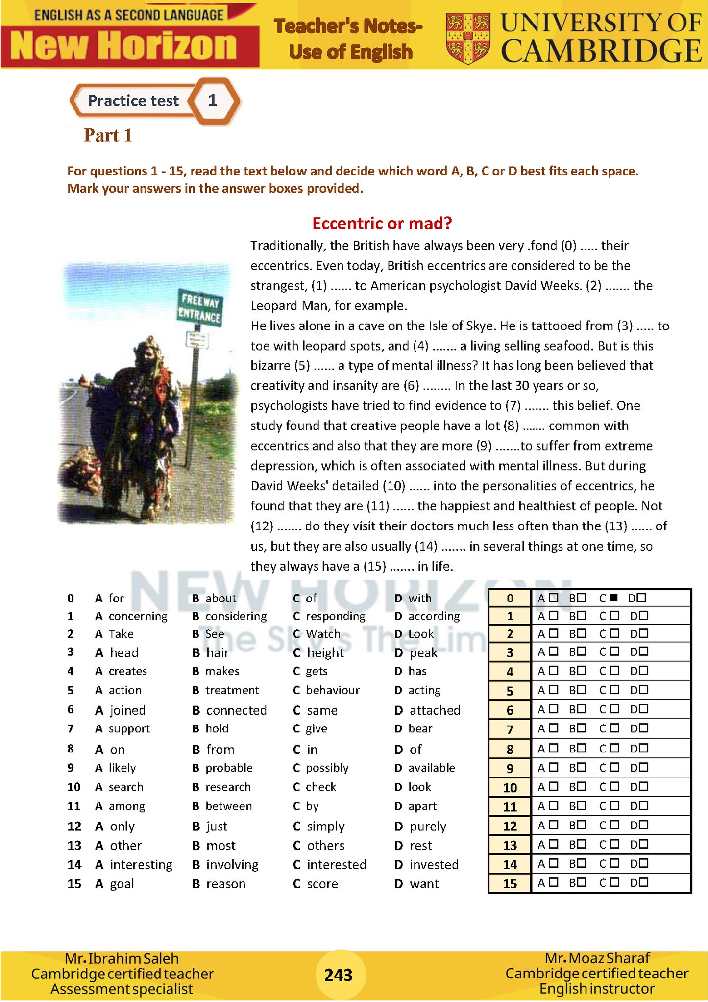 New Horizon Cambridge Primary (Y8) English as a Second Language (0876) Package (Notes-Classified-Past Papers)
