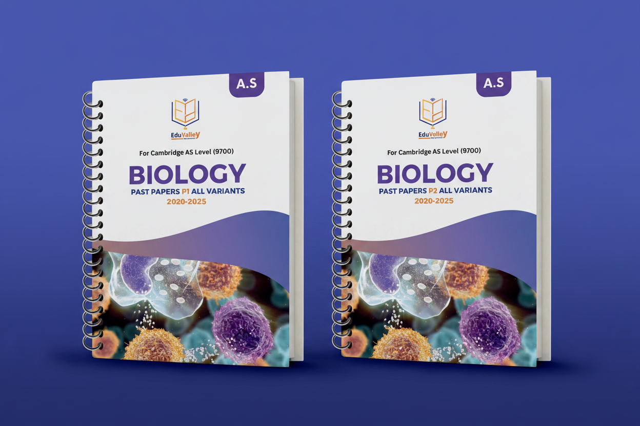 Cambridge A.S Biology (9700) P.P Paper: 1,2 From 20-25 All Variants.