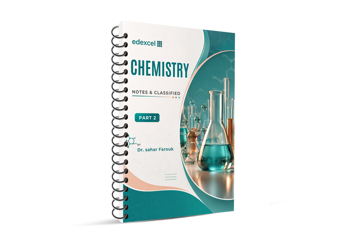 Edexcel O.L Chemistry (4CH1) Notes– Classifiedwith Mark Scheme by Dr. Sahar Farouk 2026–2027 Edition)