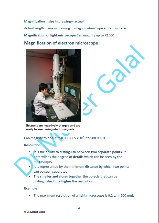 Edexcel A.S Biology (WBI12) Unit: 2 Study Notes Maher Galal