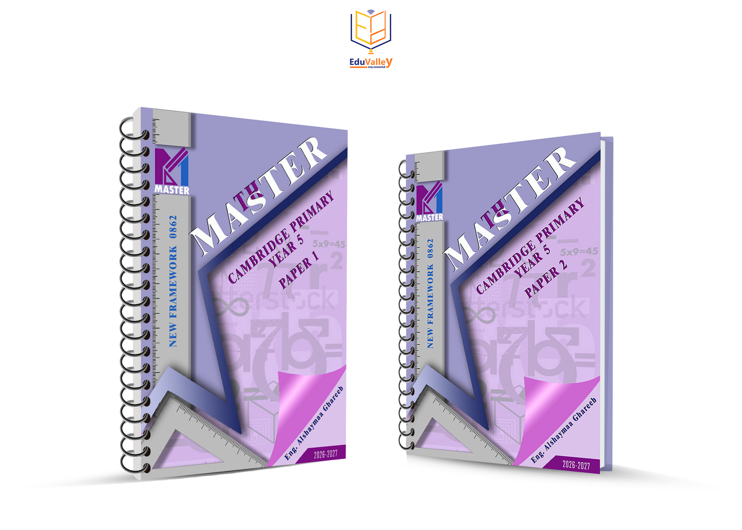 Cambridge Primary Year 5 (0096) Maths Master – Classified Paper 1 & 2 with QR Mark Scheme by Alshaymaa Ghareeb (2026–2027 Edition)