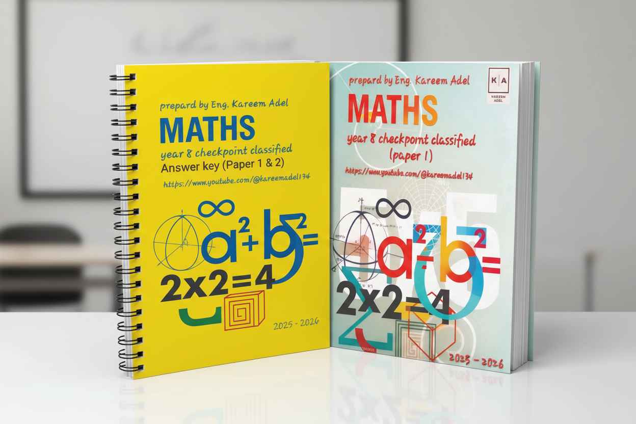Year 8 Maths Checkpoint Classified 2-Book Coil-bound Mockup