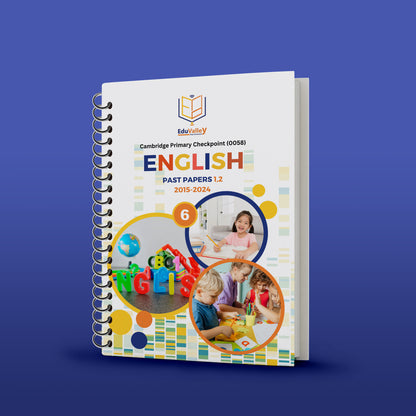 Cambridge Primary (Y6) English (0844/0058) Past Papers P 1&2 With QR  Mark Scheme From 2015-2024