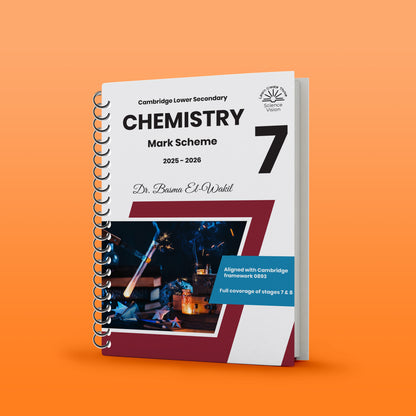 Cambridge Year 7 Science (0893) Classified With Mark Scheme Chemistry Basma El-Wakil (Science Vision) 2026