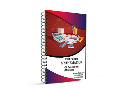 Edexcel O.L Maths Modular  A (4MA1 / unit 1H) Modified Past Papers with Mark Scheme Dr. Hussein Mohamed 2026-2027