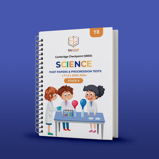 Cambridge Checkpoint 2 Year 8 Science progression test (0893) Paper 1,2 ( 2020 - 2024 ) Stage 9