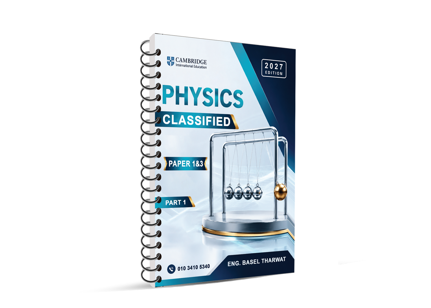 Cambridge Pre-IG Physics (0625/0972) Paper 1,3,6 Notes Classifiedwith QR Mark Scheme Dr. Basel Tharwat Edition 2026-2027