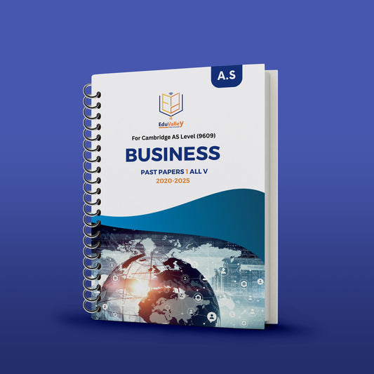 Cambridge A.S Business (9609) P.P Paper: 1,2 From 20-25 All Variants.