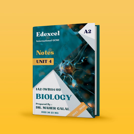 Edexcel A.S Biology (WBI14) Unit: 4 Study Notes Maher Galal (2026)
