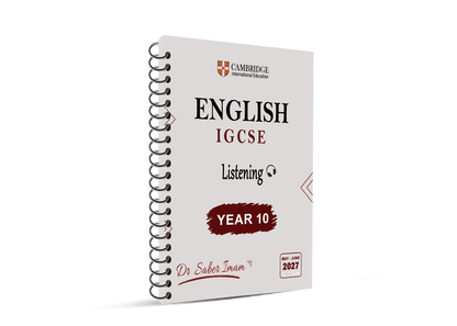 Year 9 Cambridge English as a second language  Package dr Saber Emam 2026-2027