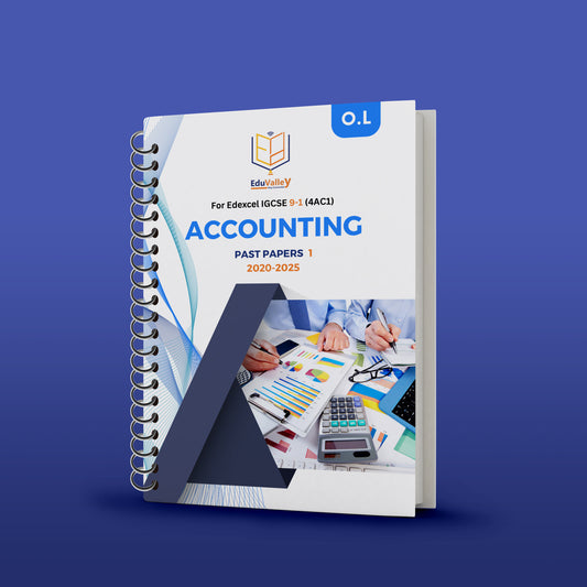 Edexcel O.L Accounting (4AC1) P.P Paper: 1,2 From 20-25 .