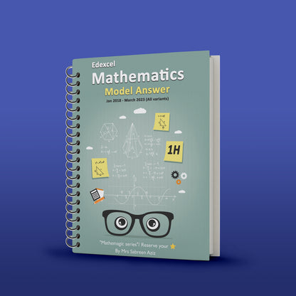 Edexcel OL Maths A (4M1) حل الأوراق السابقة ورقة: 1H 2H صابرين عزيز