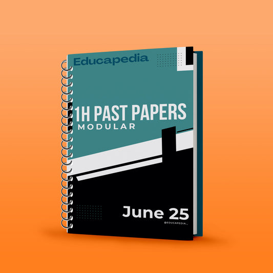 Edexcel O.L Maths A (4MA1) Modular Unit 1 (2H) modified Past Papers With QR Mark Scheme (Educapidia Team) 2026