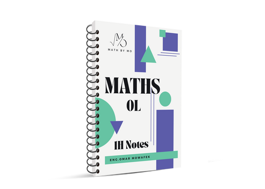 Edexcel O Level Mathematics A | Modular Unit 1H Package (Notes- Classified - PAST PAPERS) |Eng. Omar Mowafak| 2026–2027