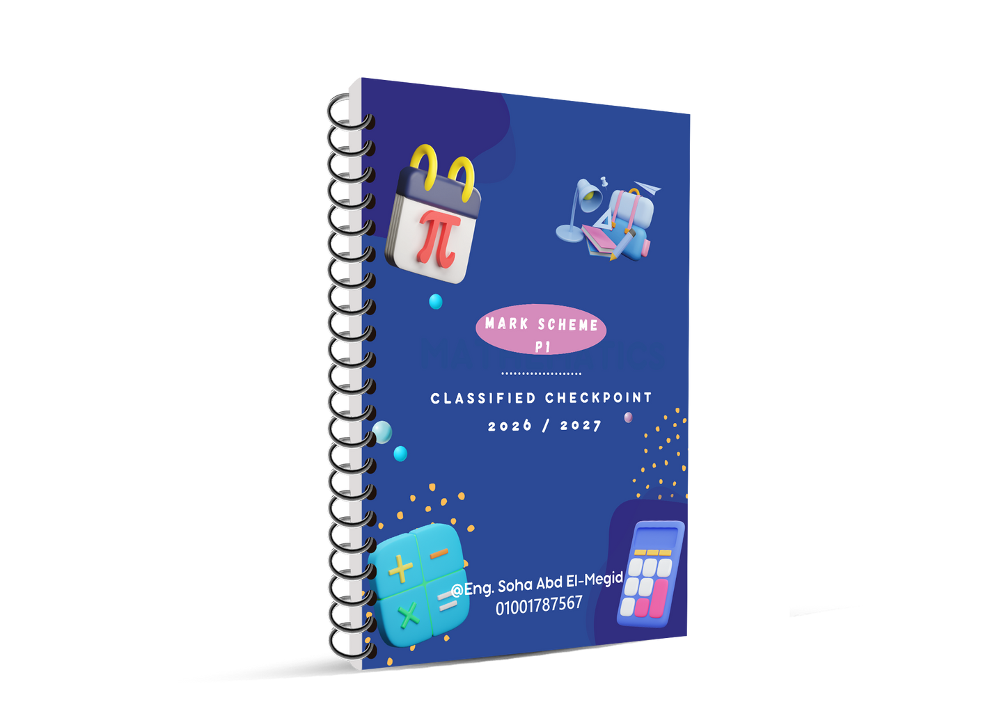 Cambridge Primary Year 6  (0096)  Maths Notes, Classified With Mark Scheme Eng. Soha Abd El-Megid 2026-2027