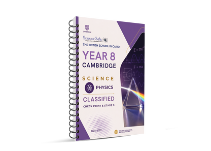 Year 8 Science Gate (0893) – Classified with QR Mark Scheme  (2026–2027) British School in Cairo