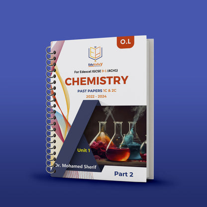 O.L Edexcel Chemistry Past Papers & Mark Scheme 1C & 2C - 19 - 24  U1,2  Dr. Mohamed Sherif ( 2025 )