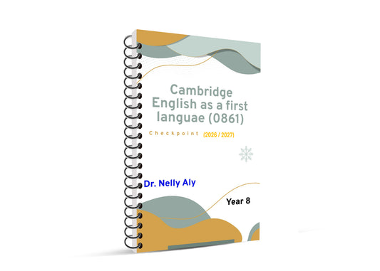 Cambridge Checkpoint Year 8 English (0861) - Package Nelly Aly Edition 2026-2027