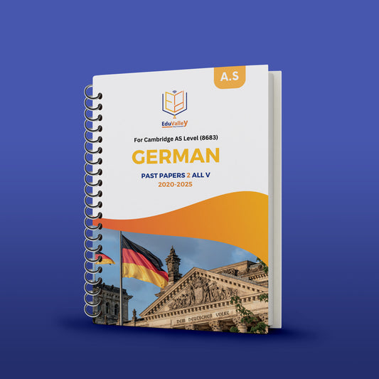 Cambridge A.S German (8683) P.P Paper: 2,3 From 20-25 All Variants.