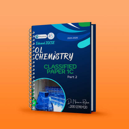 ورقة تصنيف خطي في الكيمياء من Edexcel OL (4CH1) باستخدام MS: 1C و 2C نوران رستم