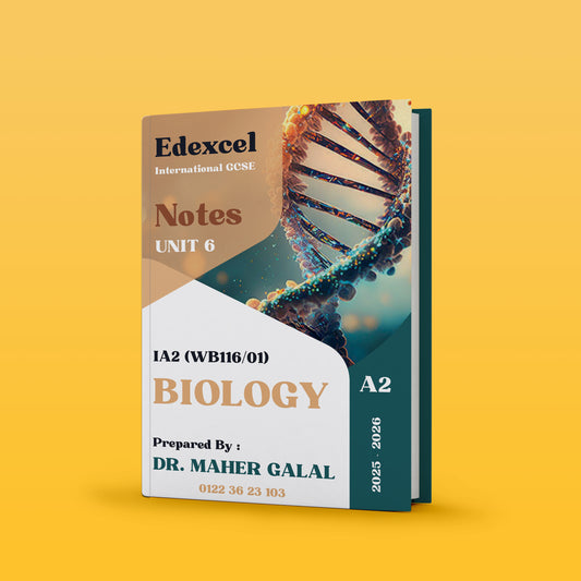 Edexcel A.S Biology (WBI16) Unit: 6 Study Notes Maher Galal (2026)