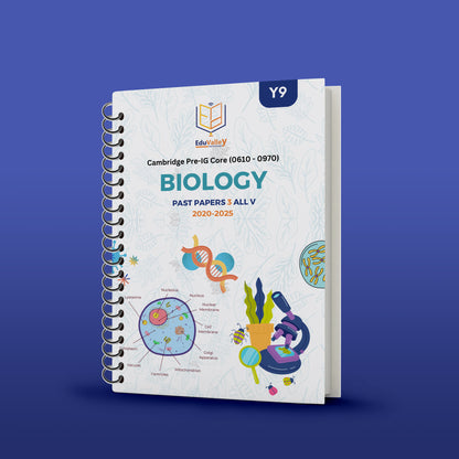 Cambridge Pre-IG Biology (0610/0970) P.P Paper: 1,3,6 From 20-25 All Variants.