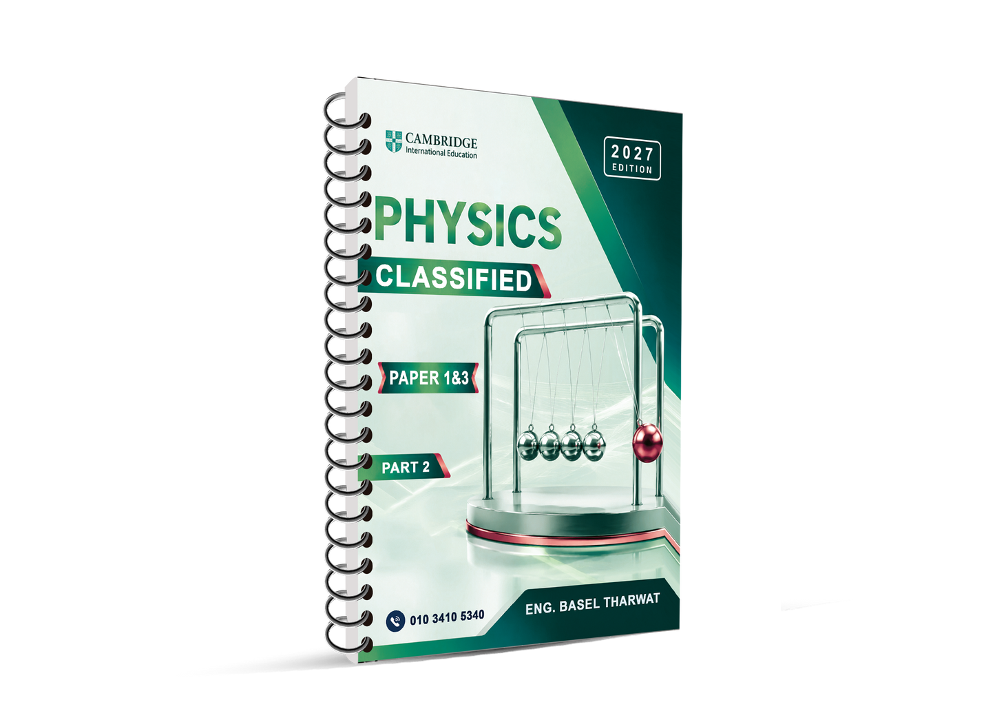 Cambridge Pre-IG Physics (0625/0972) Paper 1,3,6 Notes Classifiedwith QR Mark Scheme Dr. Basel Tharwat Edition 2026-2027