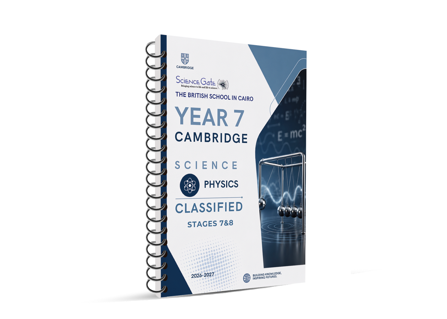 Year 8 Science Gate (0893) – Classified with QR Mark Scheme  (2026–2027) British School in Cairo