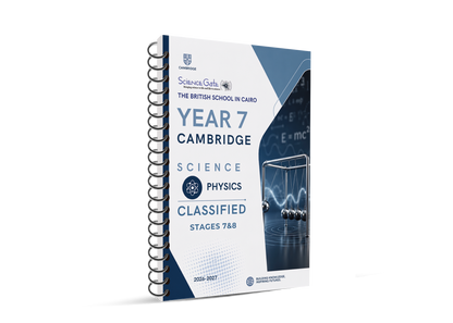 Year 8 Science Gate (0893) – Classified with QR Mark Scheme  (2026–2027) British School in Cairo