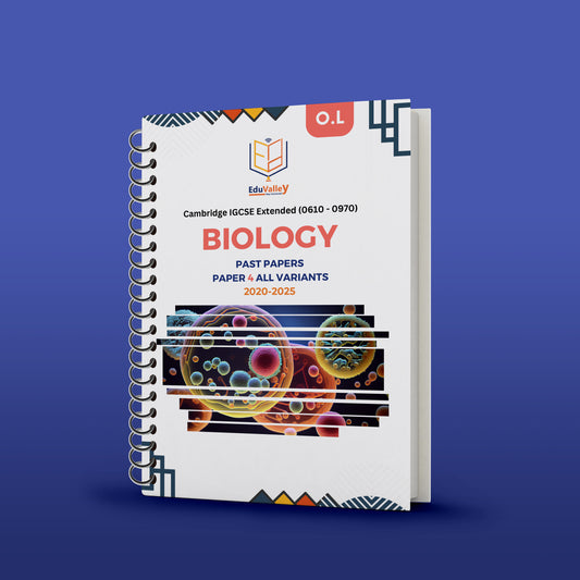 Cambridge O.L Biology (0610/0970) P.P Paper: 2,4,6 From 20-25 All Variants.